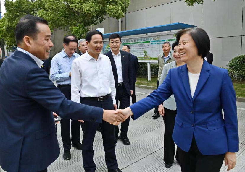 全國政協(xié)副主席沈躍躍一行赴企業(yè)調研